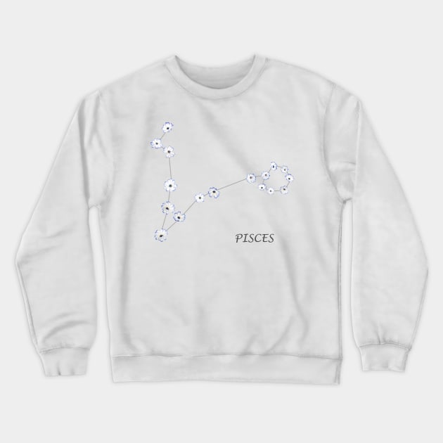 PISCES zodiac sign Crewneck Sweatshirt by colorandcolor